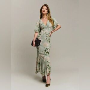 Reformation Salvia Dress in Pergola